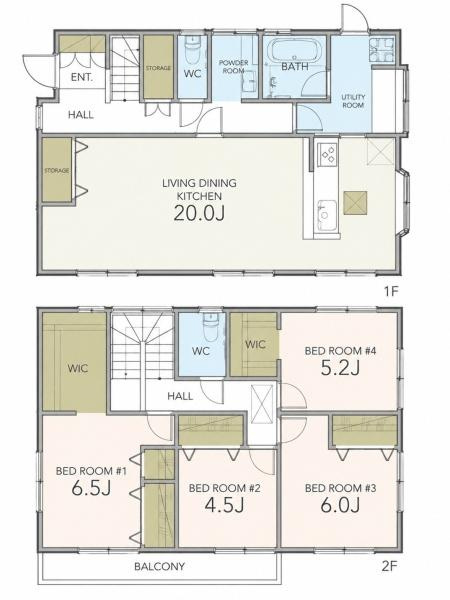 藤沢市用田の中古一戸建の間取り