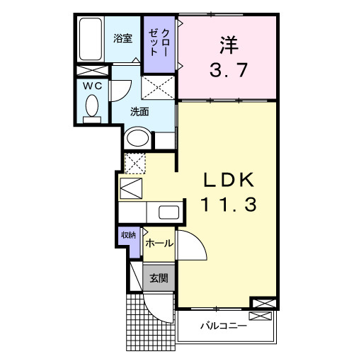 サンフィオーレ錦の間取り