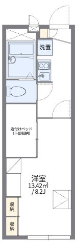 レオパレスＫＯＪＩＭＡⅢの間取り