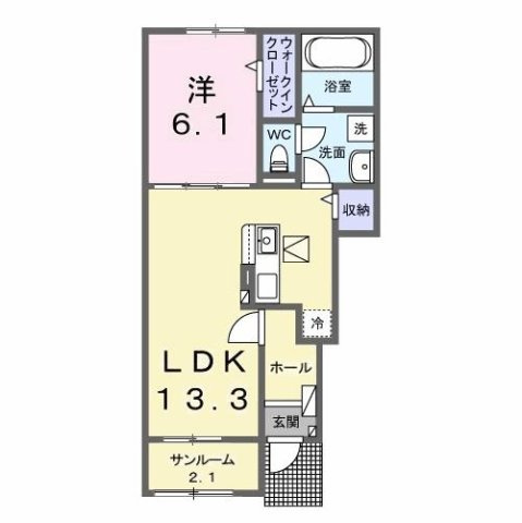ベルカームの間取り