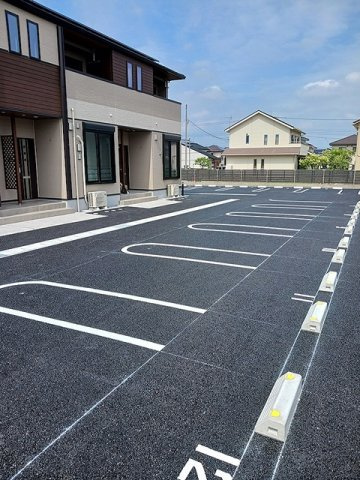 ベルカームの駐車場