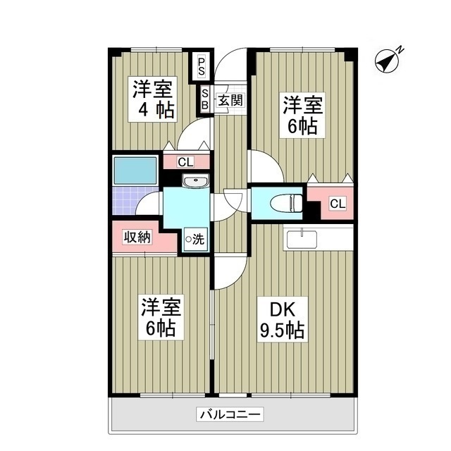 グランパレス小熊の間取り