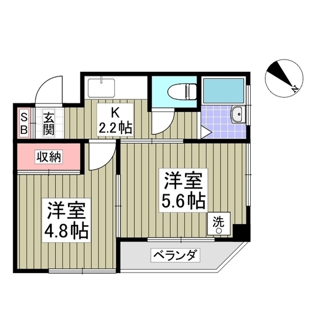 メゾンアニースティーの間取り