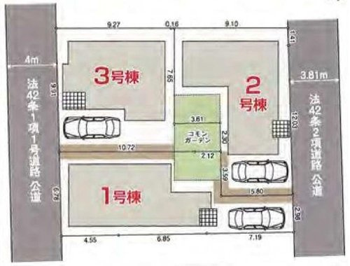 国分寺市戸倉　Ⅴ期の区画図