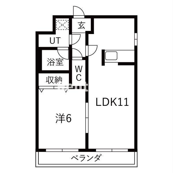 フローラYOKOの間取り