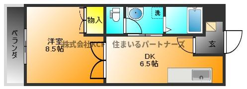 クラウンⅡ津福の間取り