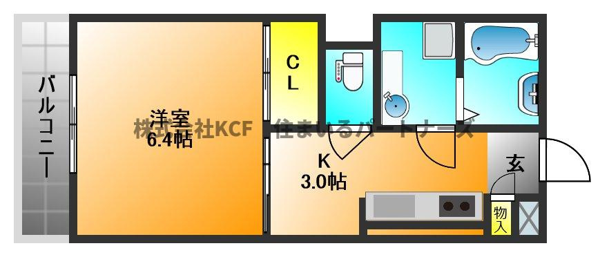 レスピラールⅠの間取り