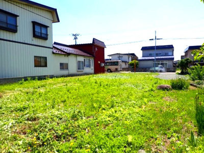【外観】 | 黒石市追子野木二丁　土地　南向き　県道沿い