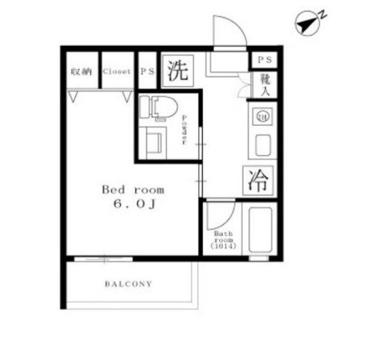 ルクール登戸の間取り