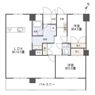 シーアイマンションの間取り
