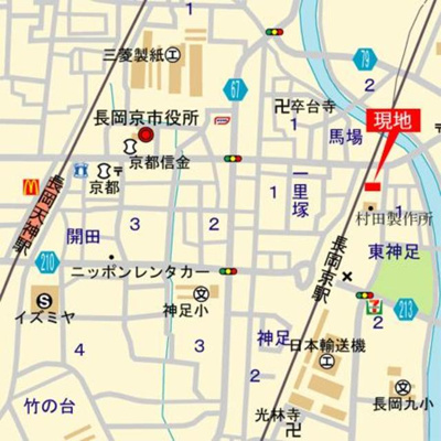 【地図】 | ベルク長岡京