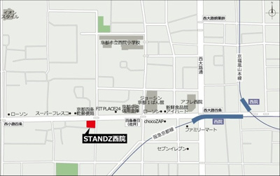 【地図】 | ＳＴＡＮＤＺ西院