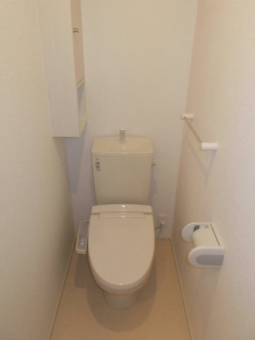 熊本市北区山室２丁目のアパートのトイレ|コンパクトで使いやすいトイレです
