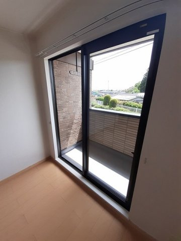熊本市北区植木町一木のアパートのバルコニー|バルコニーがあります