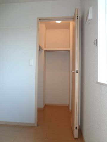 熊本市北区植木町一木のアパートの収納|大きなスペースがあり、収納には困りません