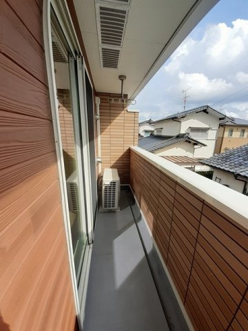 熊本市北区武蔵ケ丘５丁目のアパートのバルコニー|バルコニー付きです