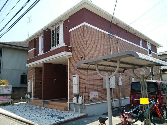 熊本市北区武蔵ケ丘５丁目のアパートの外観|外観もきれいです