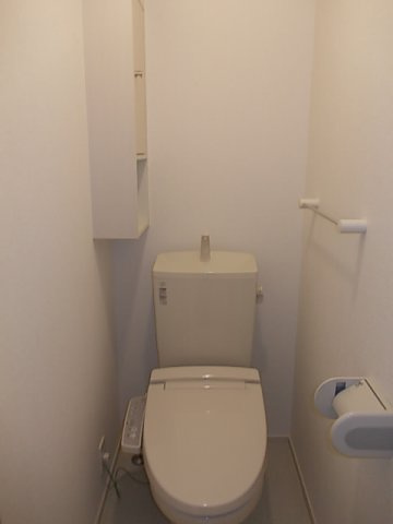 熊本市北区武蔵ケ丘５丁目のアパートのトイレ|清潔感のあるトイレです
