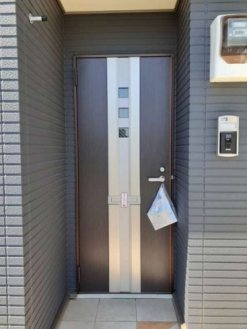 合志市須屋のアパートのエントランス|毎日通るエントランスはこのようになっています
