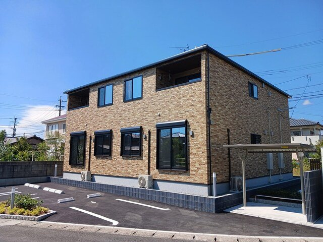 熊本市北区梶尾町のアパートの外観|外観です