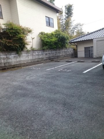 合志市須屋のアパートの駐車場|駐車場です