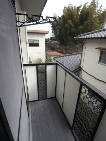 合志市須屋のアパートのバルコニー|バルコニー付きです