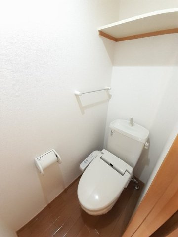 菊池郡菊陽町大字津久礼の賃貸マンションのトイレ|トイレもきれいです