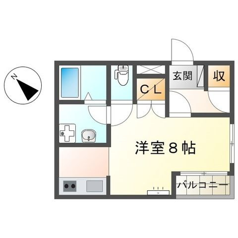 コンフォース南の間取り