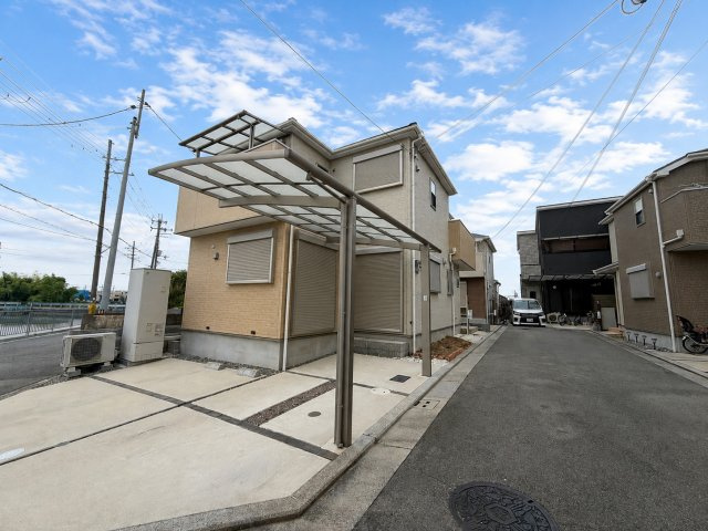 堺市美原区大保戸建の外観|きれいな外観です