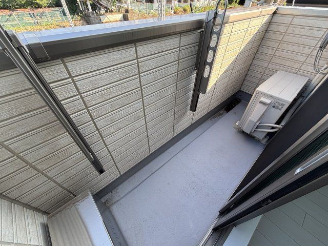 クロレ北小金のバルコニー