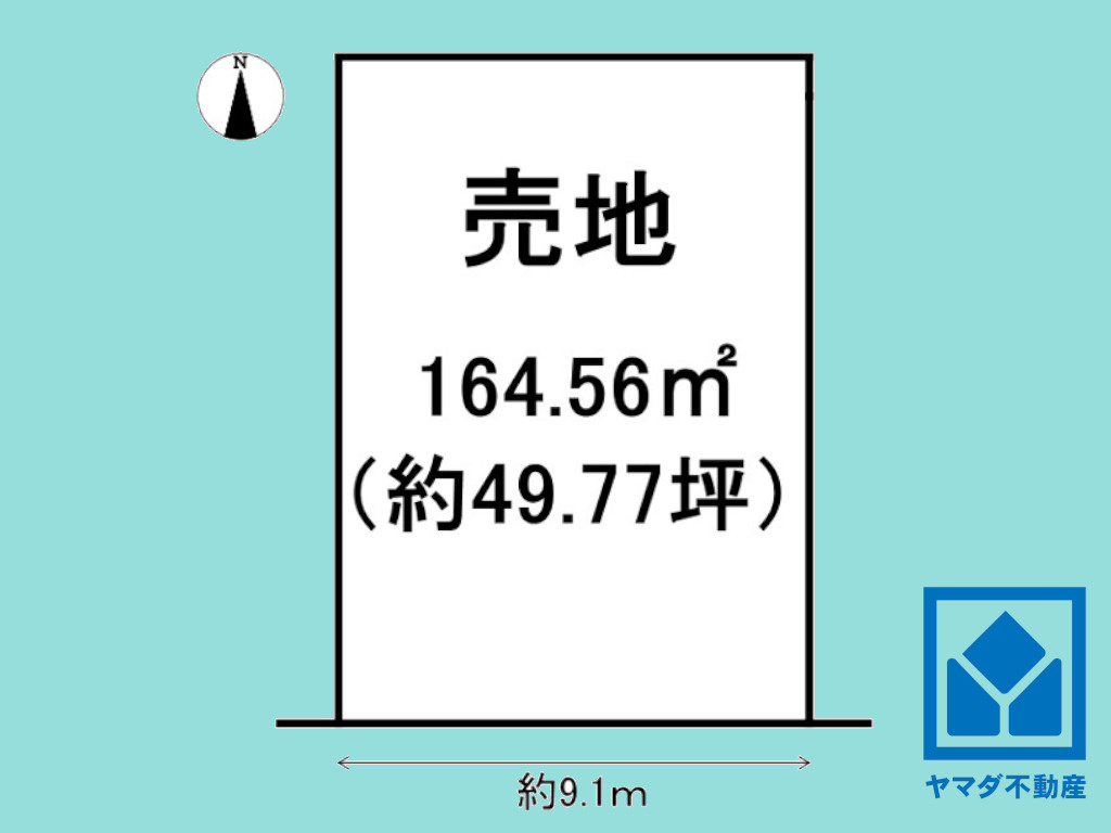 南区上鳥羽高畠町の土地図
