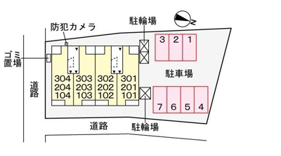 【駐車場】 | コート　ド　レシェ