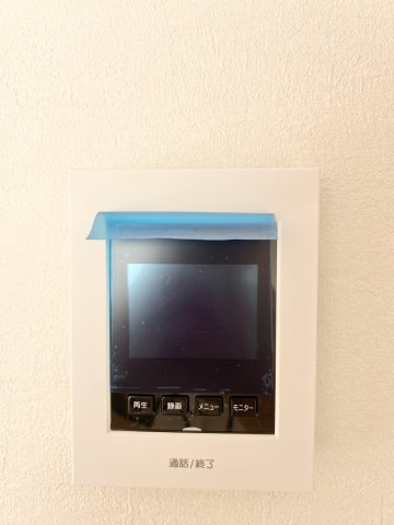 中央区 篠原町　1期 全3棟の防犯設備|モニター付インターホンで訪問者の確認ができ、家族が安心できます！