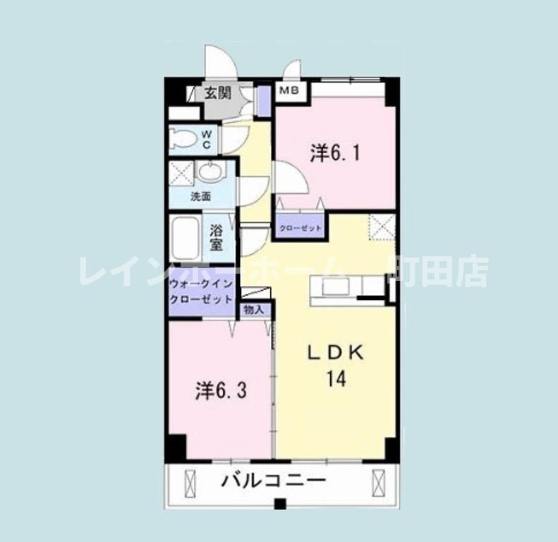 ヴァルスヴァルド※初期費用分割あと払いサービス利用可能物件の間取り
