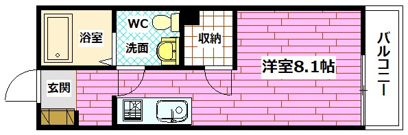 トワスール船越の間取り