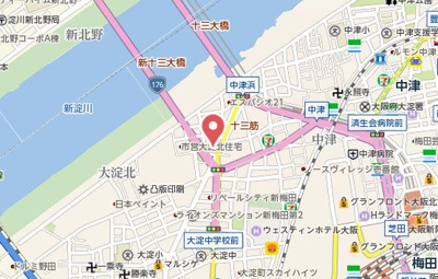【地図】 | プロシード梅田西アヴァンセ