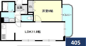 ラシャンス広畑の間取り