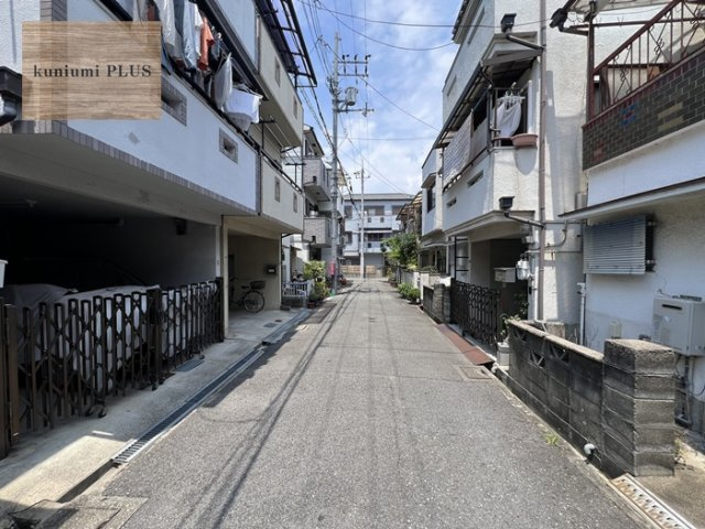 守口市大久保町1丁目の前面道路含む現地写真