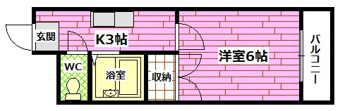 カーサ南堀川の間取り
