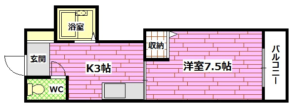 ドラゴーン金原の間取り