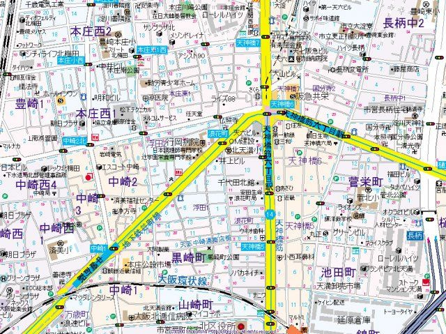 【地図】 | ファーストフィオーレ梅田イースト