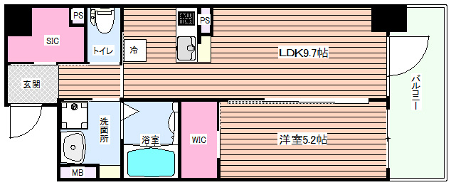 【間取り】 | ファーストフィオーレ梅田イースト