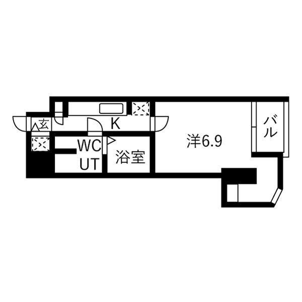 サムティ西長堀リバーフロントの間取り