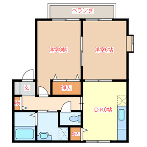 コンフォールヴィラの間取り