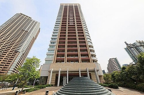 ル・サンク大崎シティタワーの外観|建物外観別角度　※前回募集時2024年4月の写真
