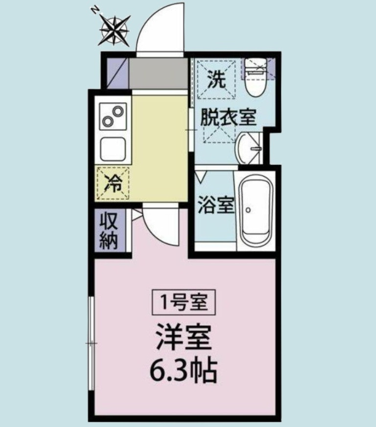 コージー淵野辺※初期費用分割後払いサービス利用可能物件の間取り