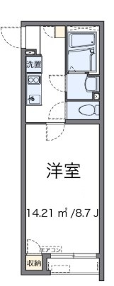 クレイノＫｓハイム七里の間取り
