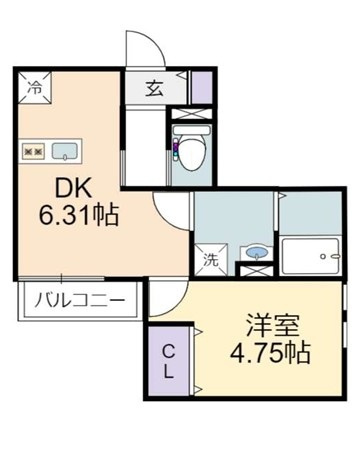 スカイブルー幸手の間取り