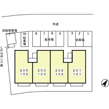 アムールの区画図