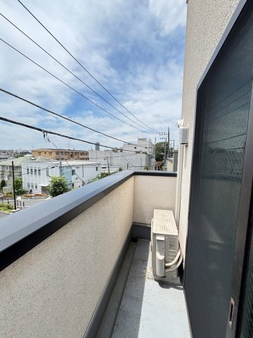 和田戸建てのバルコニー